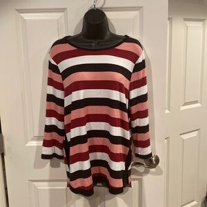 Large 41 Hawthorn Striped blouse - NWT
